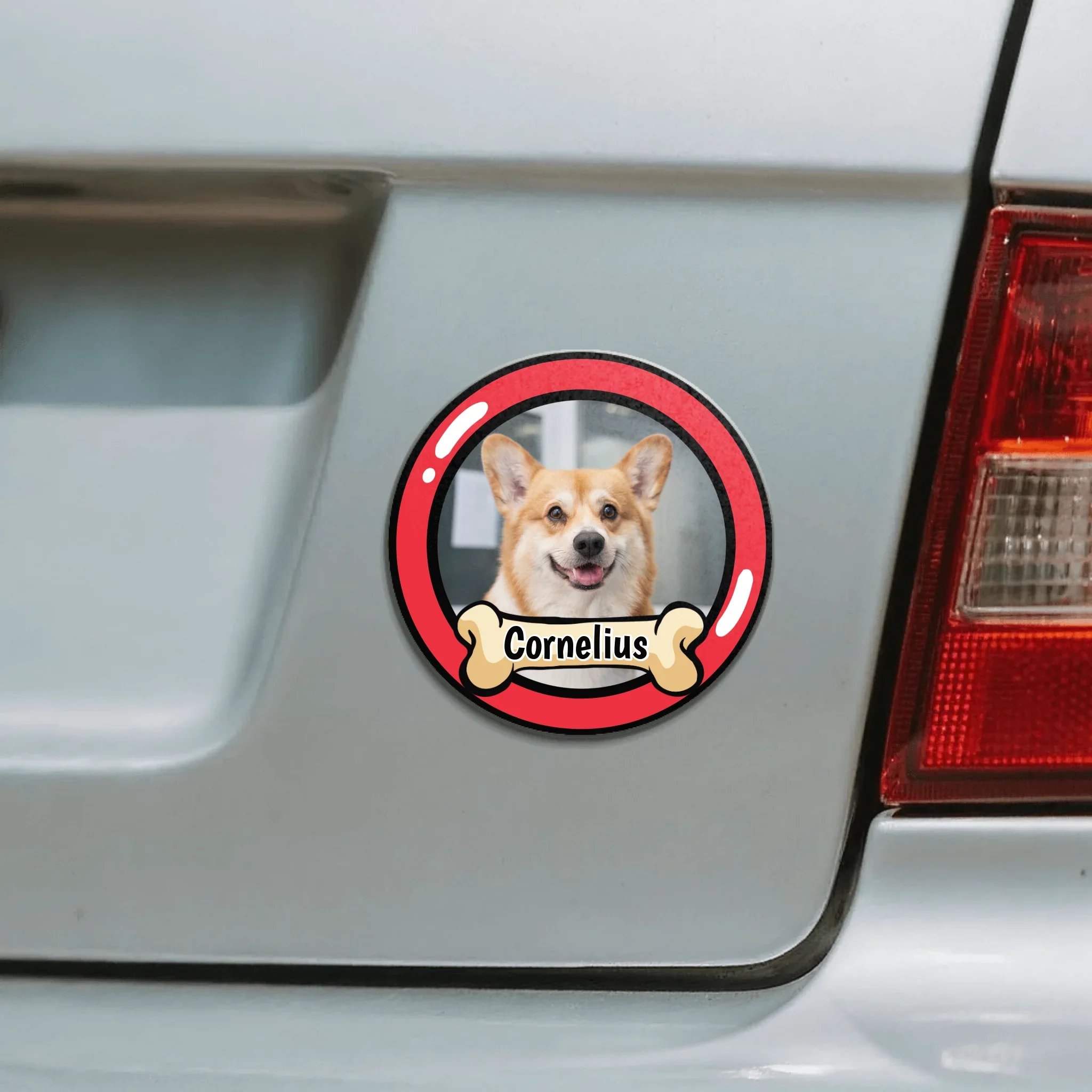 Pets on board  - Personalized Car Magnet